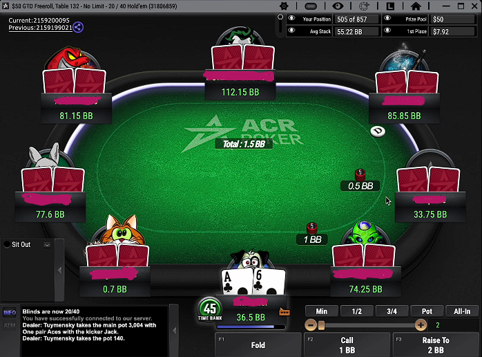 ACR table view alternate